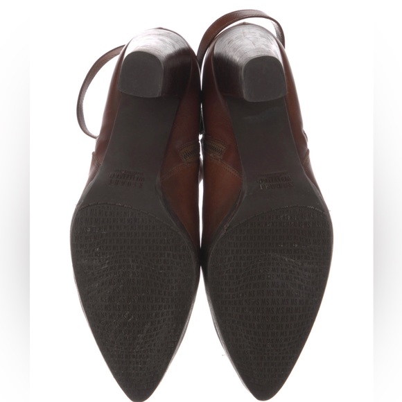 Brown Stuart Weitzman Brown leather boots size 8 - Picture 4 of 6